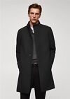 Zara Man Men's Size XXL Black Zip/Button Front Jacket Overcoat Polyester EUC