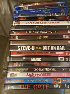 New ListingBlu Ray & DVD Movie Lot Assorted Horror Action Comedy Etc
