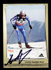 Chudov Maksim Autograph Card Original Signed Ski Cross-Country Skiing