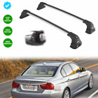 BMW 3-Series E90 2006-2011 for Roof Rack Cross Bar Silver Fix Points Roof Bars