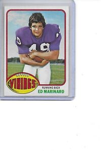 New Listing1976 Topps Ed Marinaro Minnesota Vikings Football Card #419
