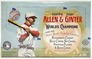 2021 Allen & Ginters Baseball Sealed Hobby Box NEW