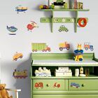 Cars Trucks Trains Planes Helicopter Wall Decals 26 New Transportation Stickers