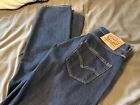 Levi's 501 Button Fly Jeans for Men, dark Blue - 29x34