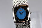[N MINT Box] Vintage Seiko Credor 6730-5340 Blue Agate Dial Silver Ladies Watch