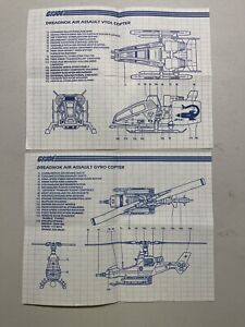 GI Joe Dreadnok Air Assault Sears 1986 blueprints lot vintage 80s