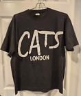 Vtg Cats London Dewynters Tshirt 80s Theater Musical Art Streetwear - Adult M