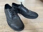 Men's Born Concept B.O.C. Black Casual Wing-Tip Leather Shoes Size 11