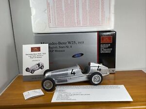 1/18 CMC 1934 Mercedes-Benz W25 Monaco Grand Prix Fagiolli M-104 RARE ERROR CAR