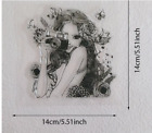 camera fashion lady clear stamp texture card clay FAST Free Shipping