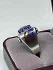 WW2 USA Army Air Corps Sterling Silver Enameled Ring