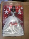 Brand New Holiday Barbie 2021 Signature African American Silver Gown Black Hair
