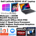 Dell Latitude E6540_Windows 11💥New 2TB SSD💻i7 QUAD💻AMD_BACKLIT💥Office 2019