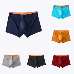 Hot Sale Men Underwear Boxer Briefs Bikini Breathable Classic Male Panties