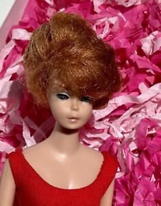 New ListingVintage Redhead Titian Bubblecut Barbie Coral Lips Japan All Original OSS