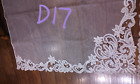 ♡Fabulous set of two french? antique net & tape lace curtains 40x2 =80 in x 84in