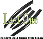 New ListingFor 2006-2011 Honda Civic Sedan JDM 3D Wavy Mugen Style Window Visor Rain Guards