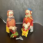 Vintage Antique Schuco Clown and Mouse Dancing Wind Up  Toy - WORKING!