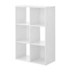 6-Cube Storage Organizer, White
