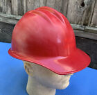 Vintage 70s E.D. BULLARD 303 302 Red Hard Boiled Hardhat Helmet USA