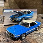 *RARE* Ertl 1/18 - 1969 Ford Mustang Shelby GT 350. *Grabber Blue - Mint Series*