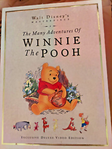 NEW - WINNIE THE POOH Exclusive Deluxe VHS Edition Walt Disney's Masterpiece