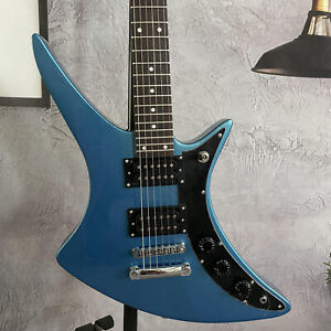 80‘s Skyhawk Electric Guitar Metallic Blue Finish Factory Guitar