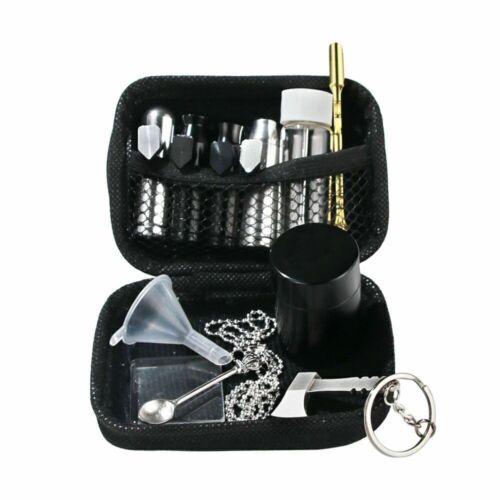 11 Pieces Set Tobacco Accessories Pipe Smoking  with Storage Case