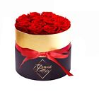 Handmade Preserved Real Roses in a  M Gift Box - 12 roses - Preserved Flowers
