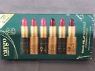 CARGO Cosmetics Travel Gel Lipstick Color Kit 6 pc Set NIB