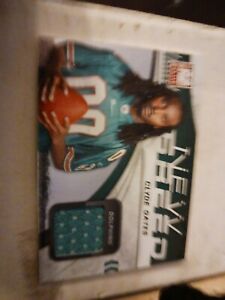 2011 Panini Elite New Breed Clyde Gates Rookie jersey card # 156/299 (Dolphins)