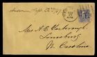 New ListingMayfairstamps US 1869 New York 3c Locomotive to Louisburg NC Cover aaj_74553