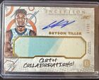 New Listing2022 Topps Inception OTE Bryson Tiller /99 ROOKIE PATCH AUTO RPA Collaborations