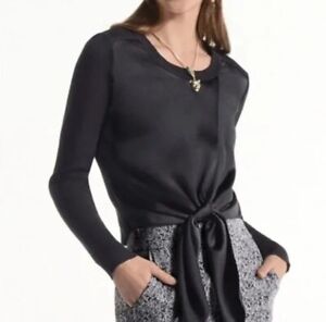 Cabi #4288 Women’s Black Crosstie Pullover Sweater Fall 2022 Size Medium