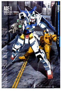 Gundam Age 1 - Gundam Mechanical Poster - Japanese Anime Poster
