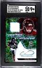 Calvin Ridley 2020 Panini Spectra Vested Veterans Jersey Auto. Patch 12/15 SGC 9