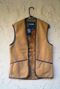Barbour Size 38 Warm Pile Lining Waistcoat Zip Vest for Bedale Beauford