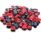 100 Ct/7 Pcs Mix Cut Natural Faceted Ruby & Sapphire Loose Gemstones Lot