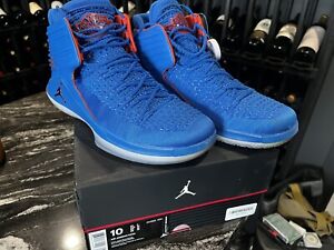 2017 Nike Air Jordan 32’s XXXII Russell Westbrook “WHY NOT” Size 10 OKC Colors