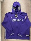 Nike Warm Up Full Zip Sacramento Kings Hoodie Jacket Purple Men's 2XL