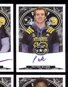 PAYTON WILSON Steelers /  NC State Wolfpack 2018 Leaf Army *TOUR* AUTOGRAPH RC