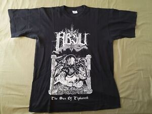 ABSU-THE SUN OF TIPHARETH RARE VINTAGE 90'S T-SHIRT-SIZE XL WITH DEFECTS