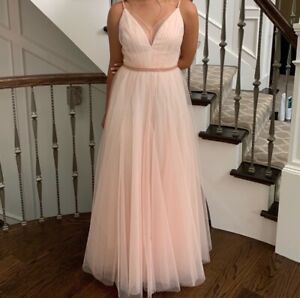BCBGMAXZARIA Prom Dress  Beaded-waist Tulle  Size 0