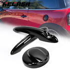 HECASA GLOSS BLACK Petrol Gas Cap & Door Handle Covers for MINI R55 R56 Cooper S (For: More than one vehicle)