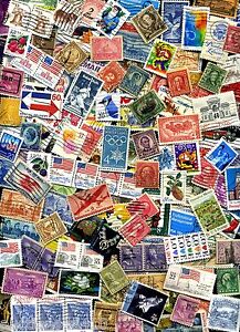 USED lot of 150+ mixed US stamps off paper - GREAT value with a  BONUS Offer!
