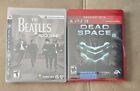 SONY Playstation 3 PS3 GAME LOT DEAD SPACE 2 Greatest Hits BEATLES Rock Band NEW