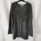 Ladies Cardigan Size 18 Tommy & Kate Grey Fringe Casual Day Warm