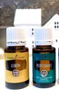 New Young Living Peppermint & Lemon 15mL Lot Essential Oil, Sealed 100% Pure