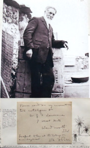 Sir William Flinders Petrie British Egyptologist, Pioneer Archaeology Autograph