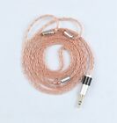 HiFi Earphone IEM Upgrade Cable 3.5/2.5/4.4mm MMCX/QDC/0.78mm 2Pin For Z5/SE535